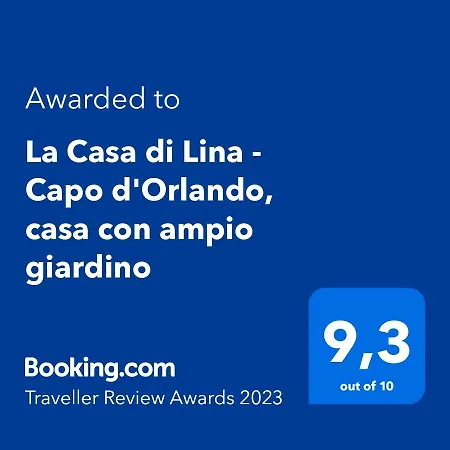 La Casa Di Lina - Capo D'orlando, Casa Con Ampio Giardino Semesterbostad