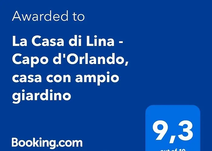 La Casa Di Lina - Capo D'orlando, Casa Con Ampio Giardino Feriehus